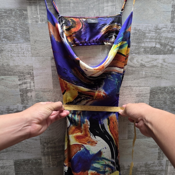 Blanc Piccasso Mesh Miami Cut Out Mini Dress - Picture 4 of 8